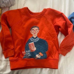 Piccolina Orange RBG sweatshirt size 4T